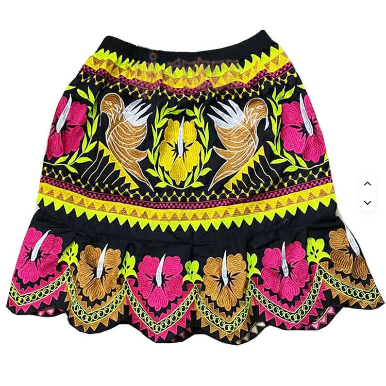Women's Embroidered Mini Skirt – Breezy Summer Style