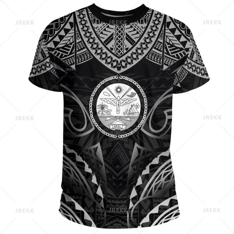 Polynesian Shirt | Mixed Islander Print | Unisex Men's & Women's
