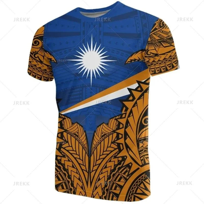 Polynesian Shirt | Mixed Islander Print | Unisex Men's & Women's