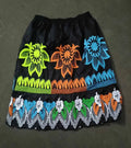 Latest Fashion High Quality Mini Skirt with Natural Waist Satin Embroidery 100% Cotton