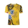 Polynesian Tribal Print T-Shirt | Custom Unisex Short Sleeve Tee