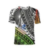 Polynesian Tribal Print T-Shirt | Custom Unisex Short Sleeve Tee