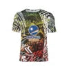Polynesian Tribal Print T-Shirt | Custom Unisex Short Sleeve Tee