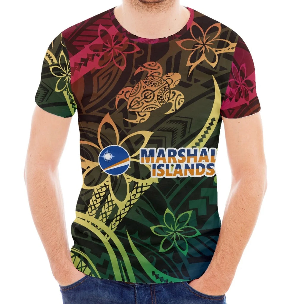 Polynesian Tribal Print T-Shirt | Custom Unisex Short Sleeve Tee