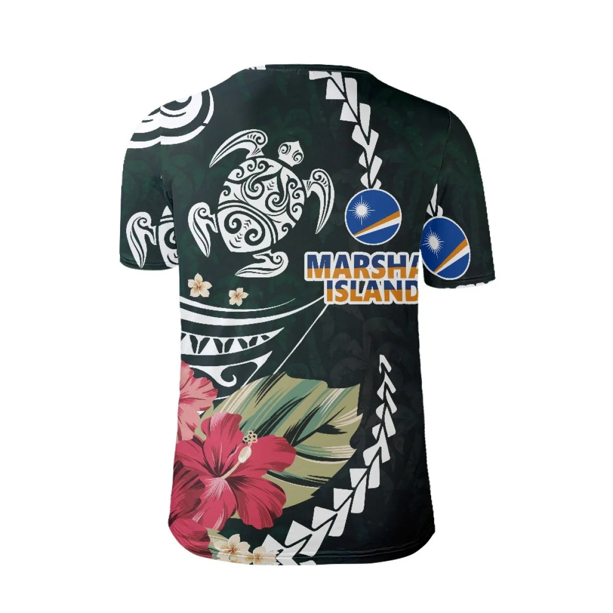Polynesian Tribal Print T-Shirt | Custom Unisex Short Sleeve Tee
