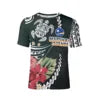 Polynesian Tribal Print T-Shirt | Custom Unisex Short Sleeve Tee