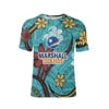 Polynesian Tribal Print T-Shirt | Custom Unisex Short Sleeve Tee