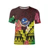 Polynesian Tribal Print T-Shirt | Custom Unisex Short Sleeve Tee