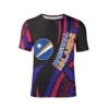 Polynesian Tribal Print T-Shirt | Custom Unisex Short Sleeve Tee