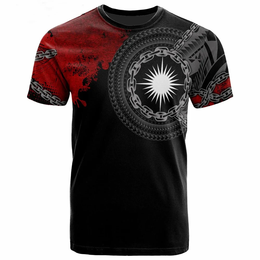 Marshall Islands Polynesian Graphic Tee – Unisex Summer Essential