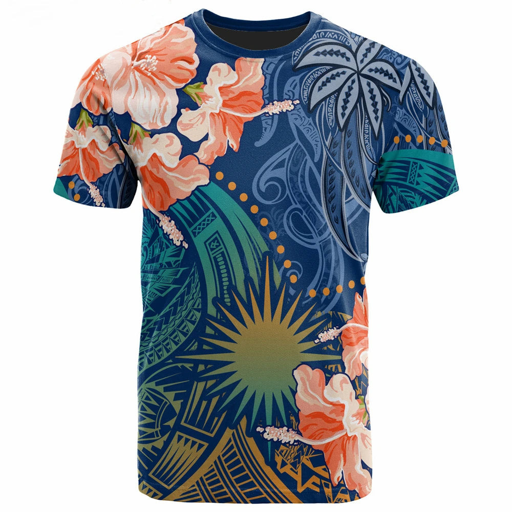 Marshall Islands Polynesian Graphic Tee – Unisex Summer Essential