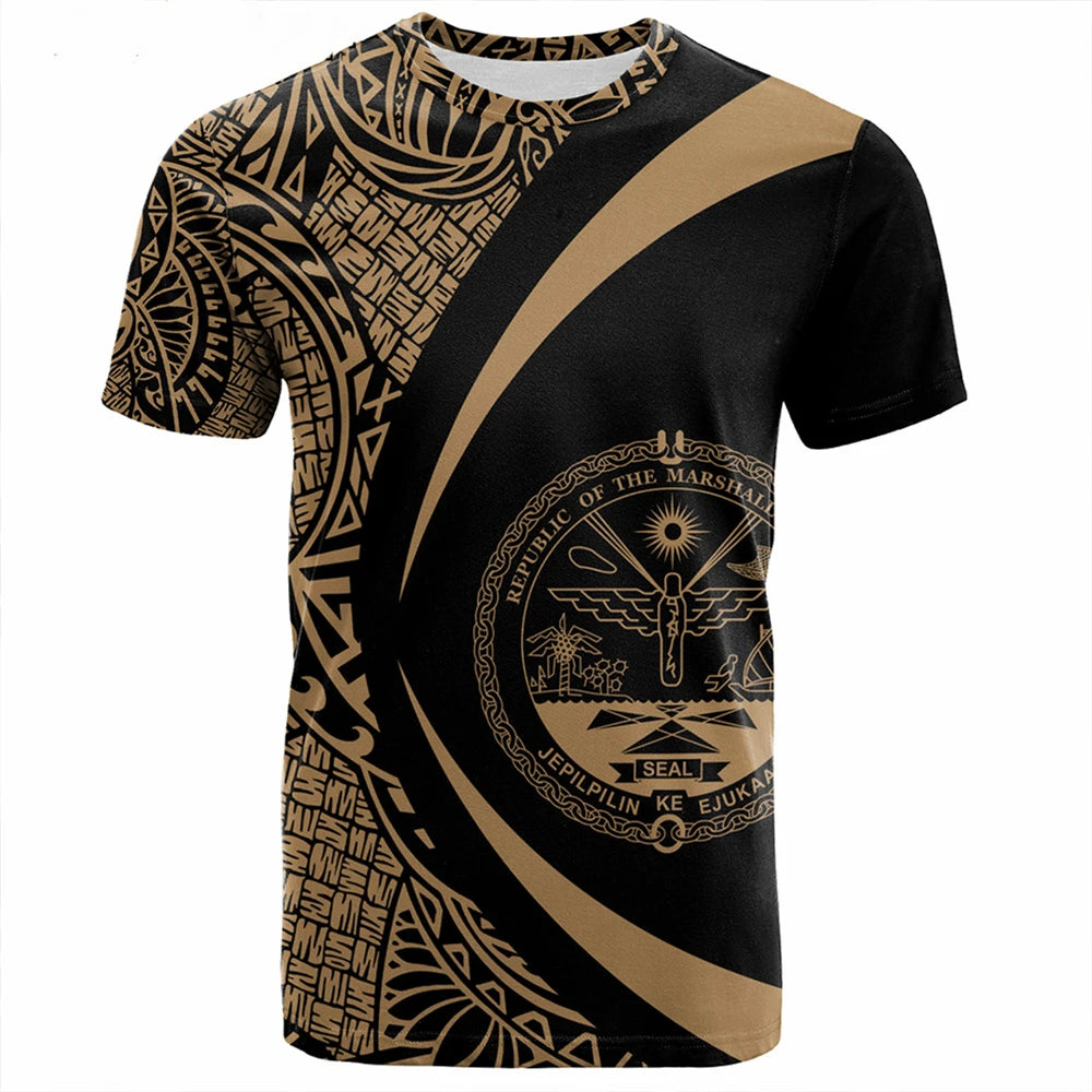 Marshall Islands Polynesian Graphic Tee – Unisex Summer Essential