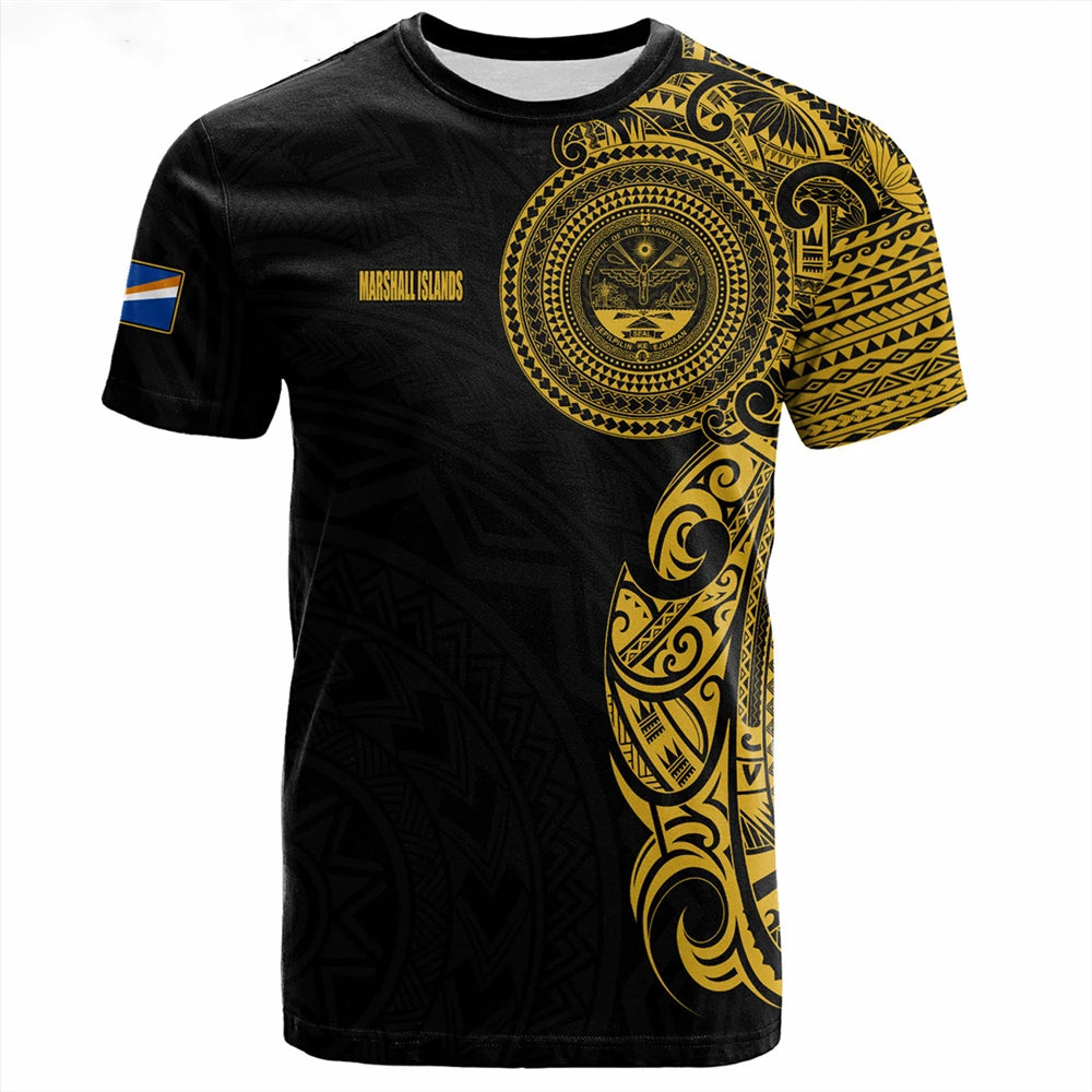 Marshall Islands Polynesian Graphic Tee – Unisex Summer Essential