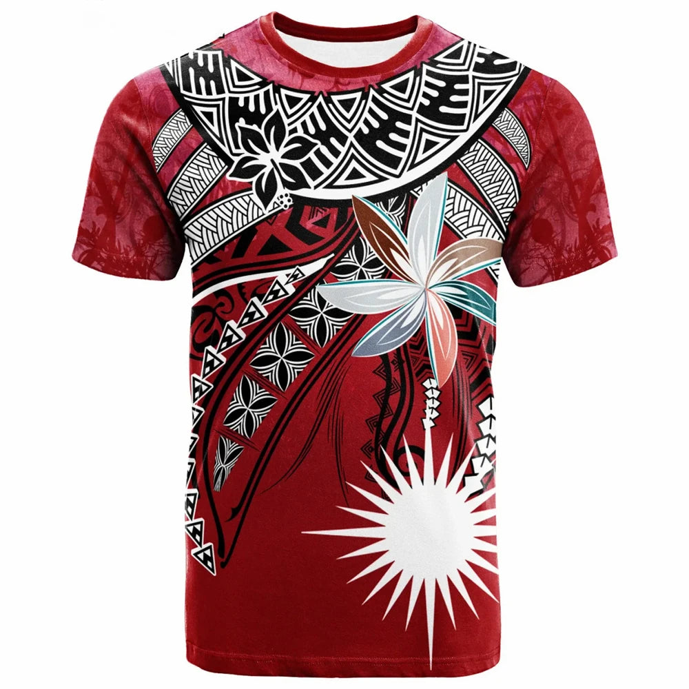 Marshall Islands Polynesian Graphic Tee – Unisex Summer Essential